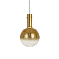 Raindrop 20 guld glas pendel