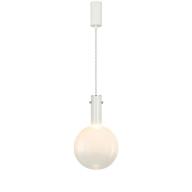 Raindrop 25 hvid glas pendel