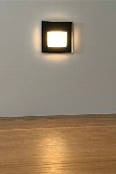 NOX Step Light Kit Square Glass - Sort NOX Frame